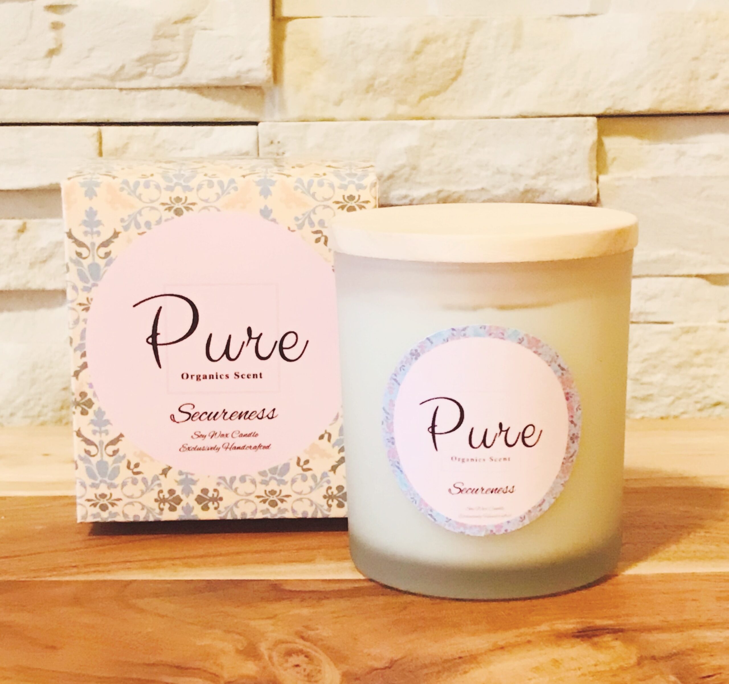 Secureness Summertime Soy Wax Candle Exclusively Handcrafted for You